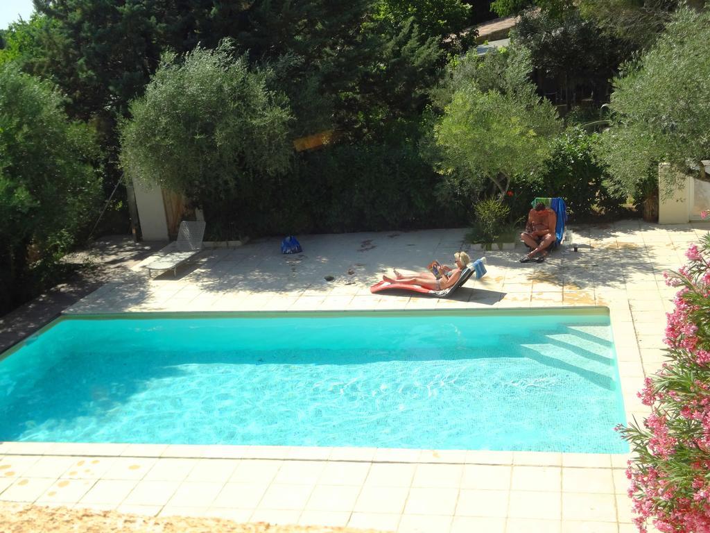 Les Olives Appartement Uzès Buitenkant foto